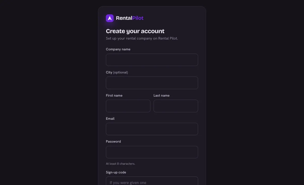 After you create your account on the sign-up page, we email you a confirmation link
